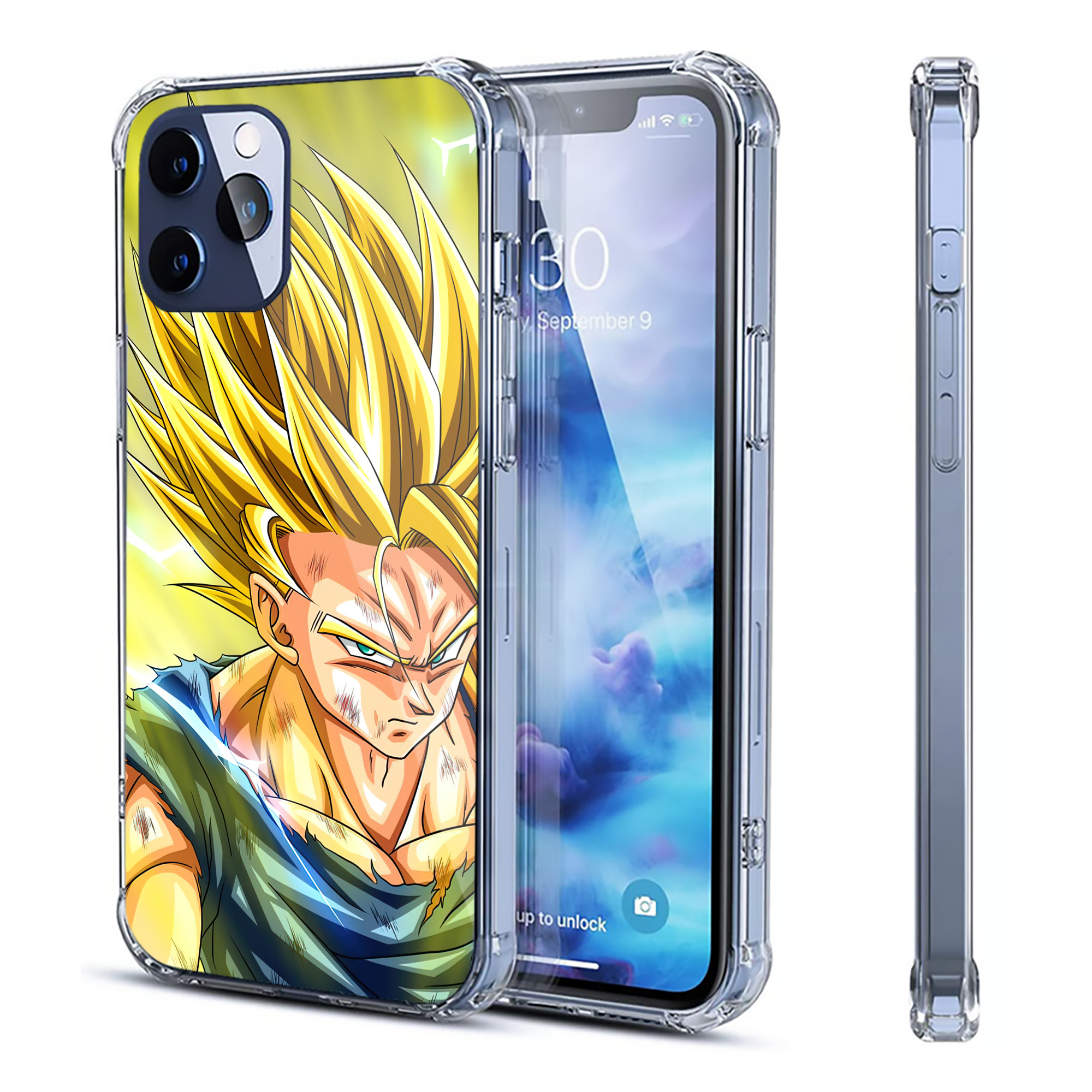 （画像用） ドラゴンボール DRAGON BALL 【iPhone 12シリーズ対応】透明スマホケース（クリアソフトケース）
